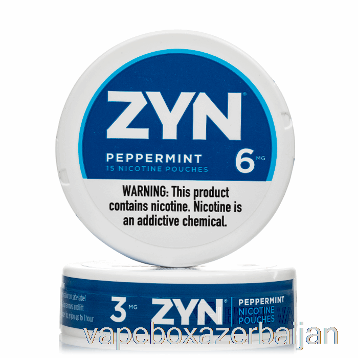 Vape Baku ZYN Nicotine Pouches - PEPPERMINT 6mg (5-PACK)